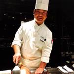 日本料理　彩 - 目の前で木田シェフのプロの素晴らしい捌きに感激♪