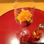 太庵 - 葡萄とトマトのゼリー