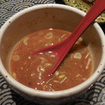 つけ麺 繁田 - 繁田 つけ麺 850円 ※スープ割り