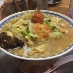 龍上海 - ラー博は俺の社員食堂。 龍上海さんラー博出店10周年おめでとうございます！ 冬季限定、からみそ中華！  本日10周年キャソペーソで空くじナシのくじ引き開催中！ 