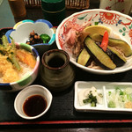 風流うどん・そば料理　歌行燈 - 茄子おろしそばランチ1200円