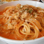 ミサキ イタリアーノ ボッカ - カジキときのこのトマトクリームスパゲティ