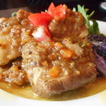 ミサキ イタリアーノ ボッカ - イタリア産バラ肉のビネガー煮込みアップ