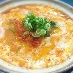 Tsubokura - キムチ豆腐のたまごとじ。シンプルなお味ですが、くせになる。