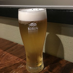 呑処じん 炭火焼牛たん - 生ビール450円【リニューアル前】