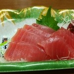 福岡醤油店 - まぐろ…スーパーで買ってはさめずで頂きました♪