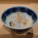 鮨 はしもと - 皮剥肝と烏賊とご飯