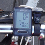 讃岐うどん 白庵 - 今日もここまで40km、頑張って回しました　※2015年12月