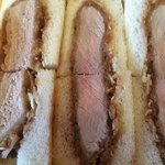 かつサンド工房 PANTON - ヒレカツサンドアップ1【料理】 