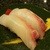 寿司虎  - 料理写真:300円『アカバナトロ(幻の魚：大型化したカンパチの出世魚)』2015年12月吉日