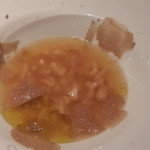 インカント - で、こんな感じに、香りスッゲー！鶏のブロードも美味しい！