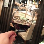 コラーゲンしゃぶしゃぶとワイン GINZA春夏秋豚 - 続いて赤ワインを…