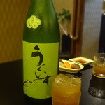 京松蘭 - 梅酒　うぐいす