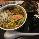 駕籠休み - 12月限定麺 本格味噌職人掛け、掻き込み丼