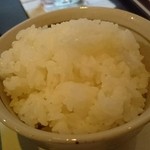 小石澤 - ご飯。
