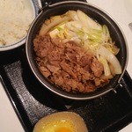 吉野家 - 牛すき鍋膳（大）730円