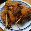 串鮮 - 料理写真:串かつ盛り合わせ