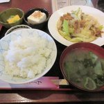 レストラン 三貴 - 豚肉とキャベツ炒め2015.12.14
