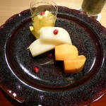 弧玖 - 水物　林檎のコンポート　梨　柿