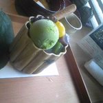 ダイニング 叶匠寿庵 - 抹茶パフェ８００円（２０１０年撮影）