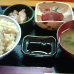 鳴門　松茸ご飯刺身付