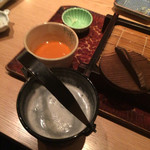 蕎麦 さゝめ - そば湯