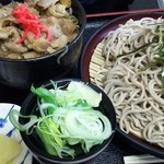 そば・うどん 両国 - ざるそば&豚丼