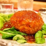 鮨 大照 - 道産ハンバーグ（2015年11月：2回目訪問）