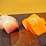 鮨 大照 - カンパチ、大助（2015年11月：2回目訪問）