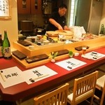 鮨 大照 - カウンター席（2015年11月：初回訪問）