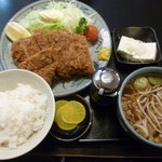 亀鶴庵 - 日本一ひれかつ定食１７２０円