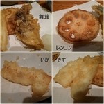 串天ぷら　段々屋 - 天ぷらズームアップ　順不同（＾＾；）