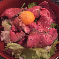肉匠 さくら - あべ牛ローストビーフ丼