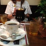 たちばな - H.27.8.18.昼 ハイブレンドコーヒー 400円・コーヒーフロート 500円