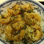 天ぷら てんちゃん - 海老ぷりっ天丼、ごはん大盛り(\900)@2015/12/15