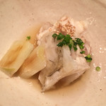 鮨 とかみ - 天然トラフグのちり蒸し　ほんのりポン酢味