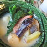 カフェひびきや - 冬野菜の豆乳シチュー
