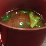 麻布十番 ふくだ - シジミの赤だし