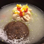 お椀：鱈の白子・蕪のすり流し