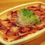 泉の鯉 - 1200円『鯉の刺身(鯉コク付)写真は２人前』2015年12月吉日