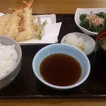 Tendon Tenya - ・上天ぷら定食 850円