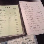 かんだやぶそば - メニュー（酒とつまみ）