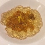 太閤うどん - ウニのうどん出汁ジュレ