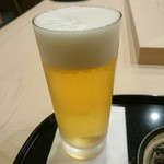 鮨 田なべ - ビール