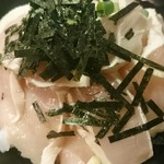 酒場 トリビアン - とりわさ丼アップ