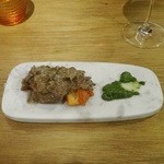 ドンブラボー - 前菜3：ランプレドット（ギアラの煮込み）