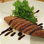 ラカンデラ - 2015.9　子持ち鮎のコンフィカツレツ仕立て