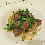 ラカンデラ - 2015.9　大山鶏砂肝のコンフィとニラのペペロンチーノ