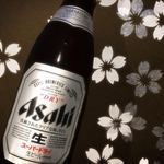 Asahi Super DRY bottled beer