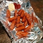 鉄板居酒屋 へらちょんぺ - ウィンナー♪